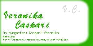 veronika caspari business card